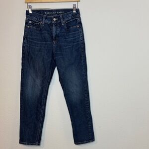 AMERICAN EAGLE Super High-Rise Ankle Straight